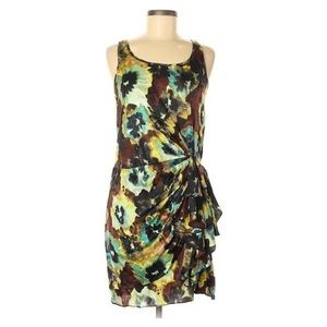 CYNTHIA STEFFE: silk watercolor floral dress